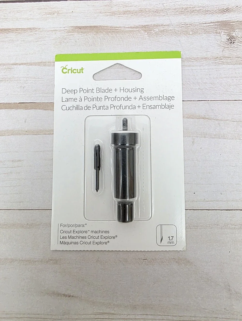 Cricut Deep Point Blade and Housing for Cricut Explore Machines 1.7mm New